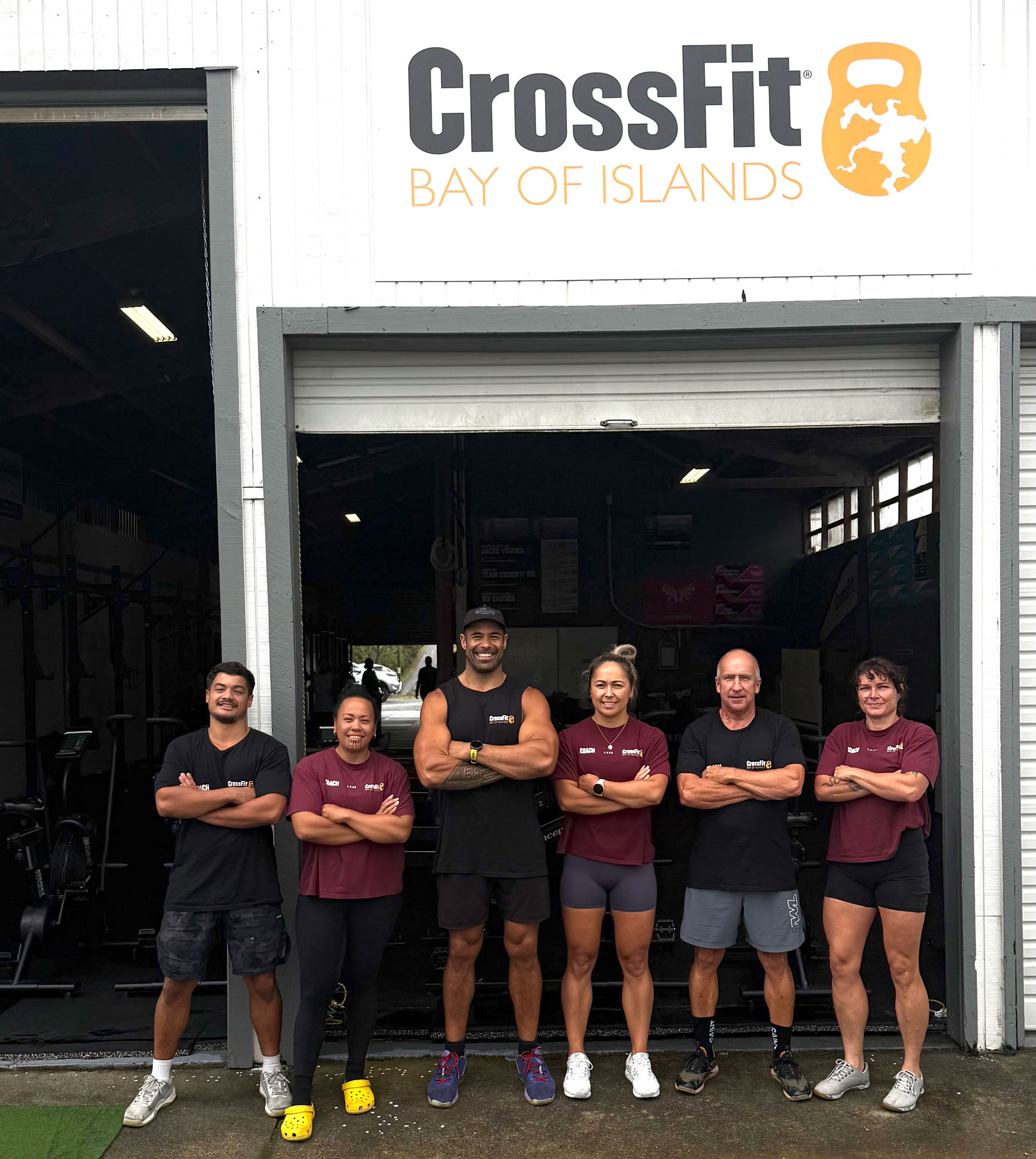 Crossfit Bay of Islands Training Gym. Qualified Crossfit Coachess